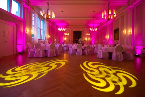 Hochzeits Lichtdesign